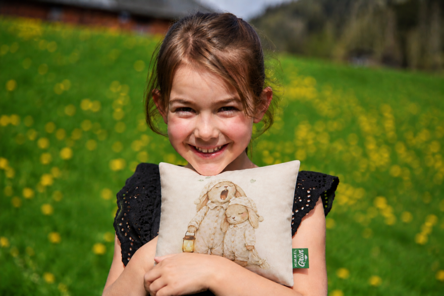 Kinderkissen Schlafenszeit mit Hirse und Heile-Segen-Kräutern